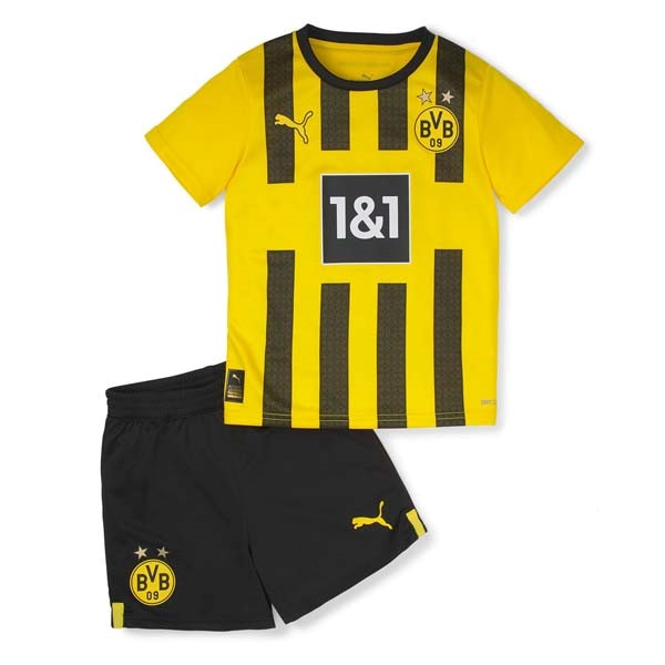 Camiseta Borussia Dortmund 1ª Kit Niños 2022 2023